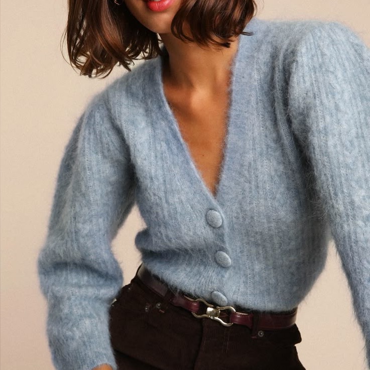 Rouje Women's Light Blue Cardigan
